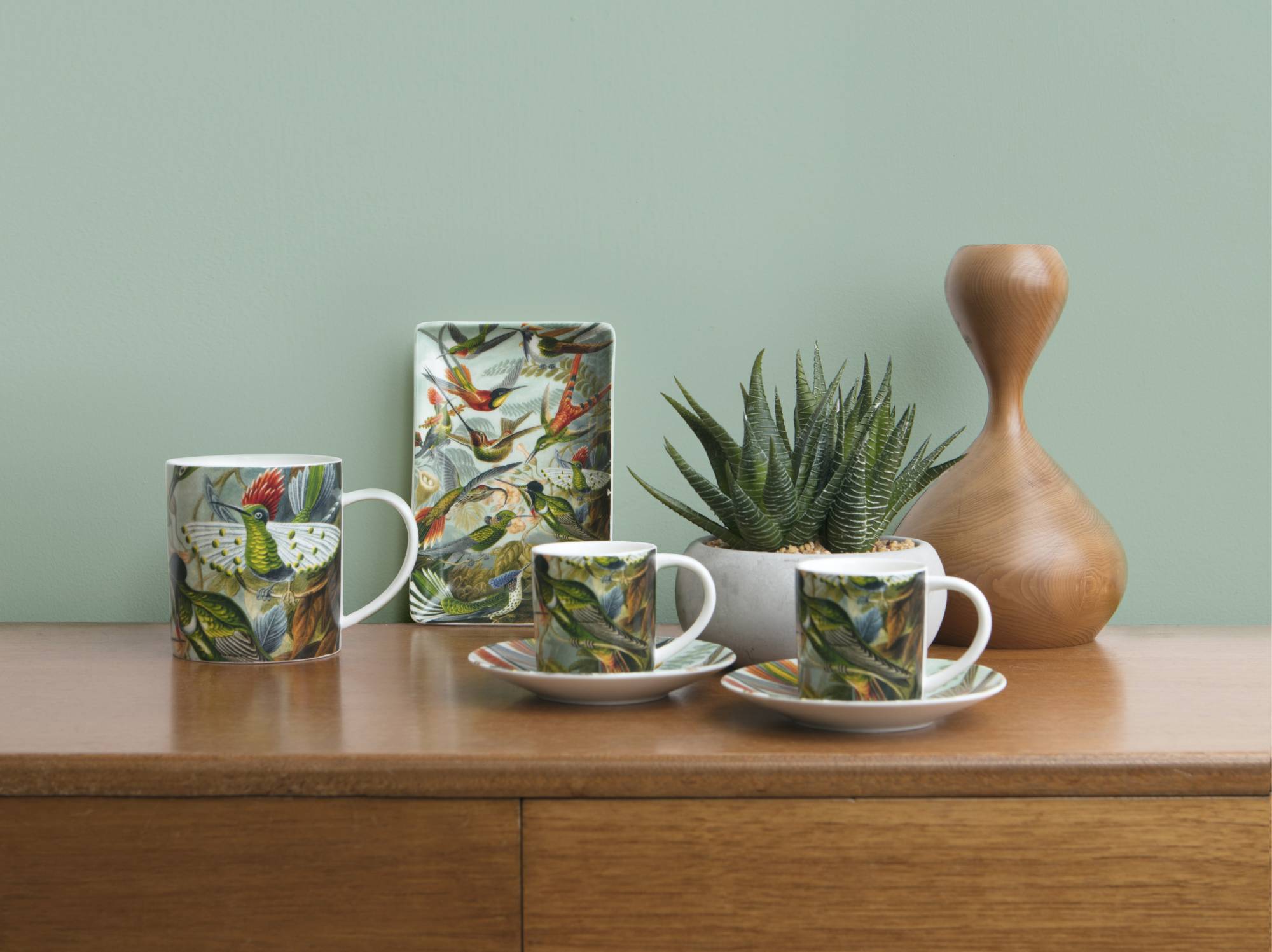 Tasses imprimé colibri Cubic boutique smart Lyon